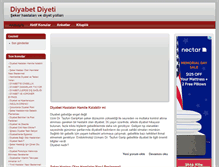 Tablet Screenshot of diyabetdiyeti.com
